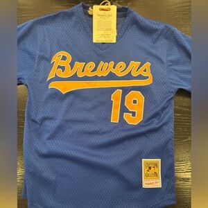 Mitchell and Ness Brewers jersey